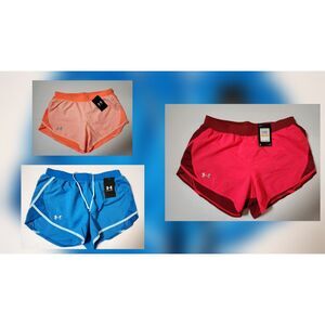 Under Armour Fly By 2.0 Women’s Running Shorts – Small – 3-Pack NWT
